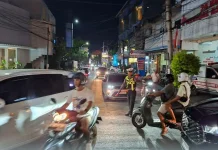 Sat Lantas Polres Badung Pastikan Kamseltibcarlantas Kondusif