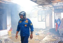 Diduga Korsleting Listrik, Rumah Dokter Jembrana Hangus Terbakar