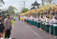 Pengamanan Terpadu Kawal Mepeed di Ayunan