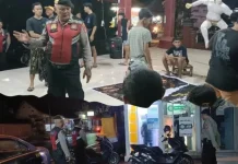 Jaga Malam Minggu, Samapta Polsek Abiansemal Optimalkan Patroli