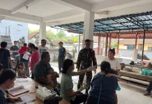 Babinsa Dampingi Posyandu ILP Semarapura Kauh
