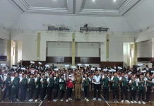 Ratusan Atlet Kecamatan Kuta Dilepas menuju Porsenijar Badung