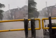 Curah Hujan Tinggi, Debit Air Tukad Badung Meningkat