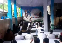 Diguyur Hujan, Bulan Bahasa Bali Tetap Semarak