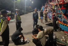 Patroli Gabungan  di Pelabuhan Benoa, Aparat Bersinergi Cegah Kriminalitas