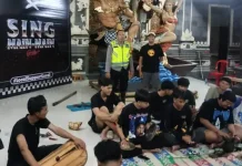 Sambut Nyepi, Bhabinkamtibmas Kerobokan Kaja Dukung Kreativitas Anak Muda