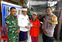 Babinsa Saba Kawal Pencairan BLT Dana Desa Tahap III