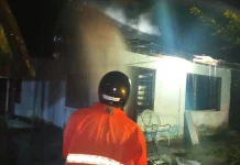 Diduga Korsleting Listrik, Rumah di Jembrana Ludes Terbakar