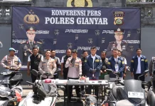 Polres Gianyar Ungkap 61 Kasus Kriminal dalam Operasi Sikat Agung 2026
