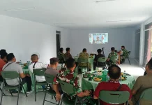 Kawal Program Strategis Desa, Dandim Gianyar Ikuti Evaluasi Kopdes