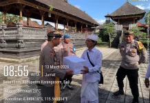 Dekat dengan Masyarakat, Polsek Bebandem Gelar Bakti Religi