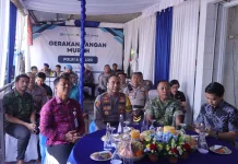 Sinergi Polri dan Bulog, Kapolres Karangasem Gelar Gerakan Pangan Murah