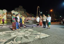 Dandim Klungkung Dampingi Bupati Buka Lomba Ogoh-ogoh