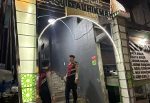 Sat Samapta Polres Klungkung Amankan Kegiatan Sholat Subuh di Masjid Al Hikmah