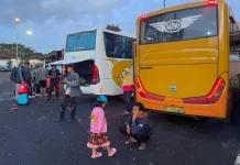 Arus Mudik Mulai Terlihat di Terminal Ubung, Pemudik Mulai Berdatangan