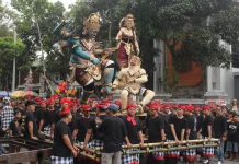 Kasdim Tabanan Hadiri Festival Ogoh-ogoh Singasana