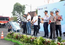 Wali Kota Jaya Negara Lepas Program Mudik Gratis PLN