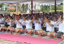 Kasdim Tabanan Hadiri Tawur Agung Kesanga