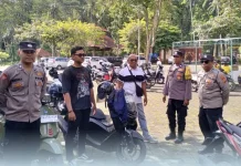 Polres Badung Intensifkan Pengamanan Destinasi Wisata saat Libur Lebaran