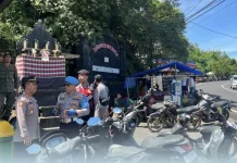 Polsek Petang Tingkatkan Pengamanan Atensi Pengunjung Tukad Bangkung