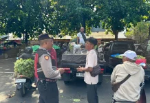 Patroli KRYD, Sat Samapta Polres Klungkung Sambangi Terminal Galiran