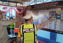 Kapolres Klungkung Cek Pos Terpadu Banjar Nyuh, Pastikan Pelayanan Maksimal