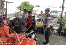 Polsek Dawan Laksanakan Patroli KRYD di Pelabuhan Tribuana Kusamba