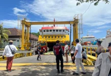 Pengamanan Rutin Pelabuhan Roro Sampalan, Polsubsektor Hadir Berikan Rasa Aman