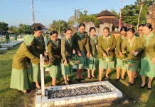 Persit KCK Kodim Tabanan Teguhkan Loyalitas Pengabdian dengan Ziarah Nasional