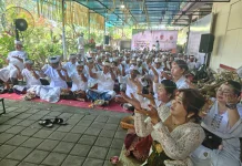 Mohon Restu Sekala-Niskala, Pengurus Baru KONI Badung Gelar Ritual Majaya-jaya
