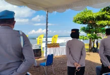 Polsek Blahbatuh Amankan Final Surfing Contest International All Japan Murasaki