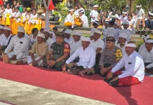 Bhabinkamtibmas Amankan Kegiatan Karya di SD Negeri Tohpati