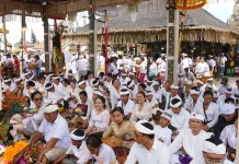 Karya Ngusaba Kedasa di Pura Ulun Danu Batur Kondusif, Didukung 160 Pecalang