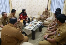 Wabup Klungkung Terima audiensi dari Pengurus Cabang Pramuka