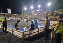 Turnamen Voli Pesawahan Cup II, Polsek Klungkung Pastikan Keamanan Pertandingan