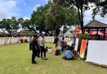 Meriahkan HUT ke-255 Kota Gianyar, Lomba Melukis Spontan Berlangsung Aman