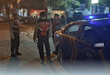 Polres Badung Blue Light Patrol Sasar Pasar Senggol Mengwi
