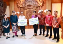 Wali Kota Jaya Negara Salurkan Santunan JKK BPJS Ketenagakerjaan