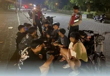 Polres Badung Sisir Kawasan Mengwi Antisipasi C3 dan Premanisme