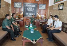 Kodim 1619 Perkuat Sinergitas bersama Imigrasi Tabanan