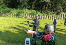 Kodim Tabanan Gelar Latihan Menembak Asah Profesionalisme Prajurit