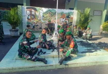 Prajurit Kodim 1619 Tabanan Jaga Kesiapan Alutsista