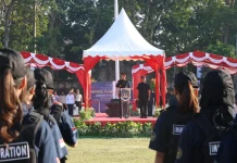 Jaga Stabilitas Keamanan Bali Satgas  Dharma Dewata Resmi Dikukuhkan