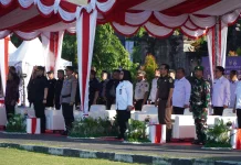 Kakanwil Kemenkum Bali Hadiri Pengukuhan Satgas Dharma Dewata