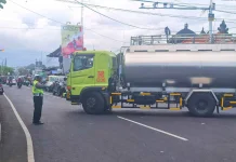Sore Padat, Polisi Abiansemal Perketat Pengaturan Lalin