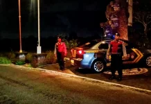 Patroli Subuh Strong Point, Samapta Polsek Abiansemal Tingkatkan Keamanan