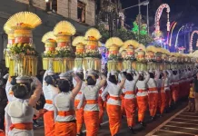 Kelurahan Samplangan Tampil di Pawai Budaya HUT Kota Gianyar ke-255