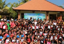 Buka Simulasi Bencana, Wabup Tjok Surya Dorong Simulasi Dilakukan Rutin