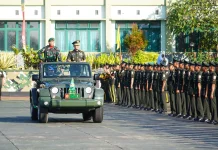 Dandim Tabanan Suntikkan Semangat Juang Prajurit Muda TNI AD