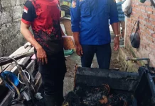 Gudang di Dauhwaru Terbakar, Kerugian Materiil Mencapai Jutaan Rupiah